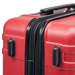 Tommy Hilfiger Lexington Upight Hard Suitcase, Red, 25"