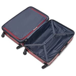 Tommy Hilfiger Lexington Upight Hard Suitcase, Red, 25"