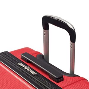 Tommy Hilfiger Lexington Upight Hard Suitcase, Red, 25"