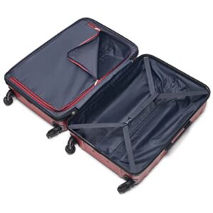 Tommy Hilfiger Lexington Upight Hard Suitcase, Red, 25"