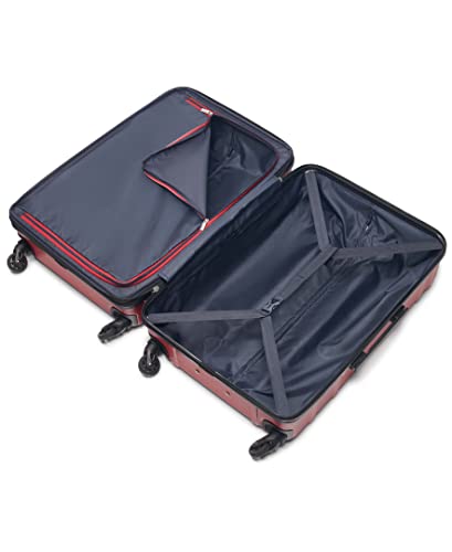 Tommy Hilfiger Lexington Upight Hard Suitcase, Red, 25"