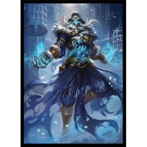 rimecage - the risen cold - 100 card sleeves (fn33s) - fantasy north (matte)