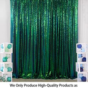 Sequin Backdrop 5FTx7FT Iridescent Green Sequin Backdrop Curtain Photo Backdrop 7FT Green Glitter Backdrop for Photography Wedding Backdrop Drapes Happy Birthday Backdrop Baby Shower Backdrop