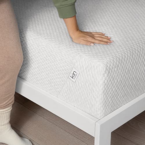 Kin By Tuft & Needle 10-Inch Twin XL Amazon Exclusive Mattress, Adaptive Foam Bed in a Box, Sleeps Cool and Supportive, CertiPUR-US, 100-Night Sleep Trial, 10-Year Limited Warranty, White