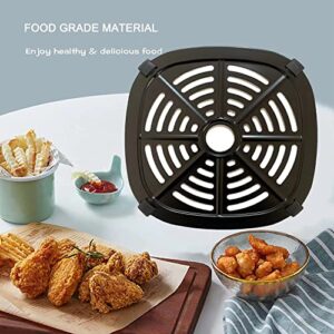 Air Fryer Grill Pan for Dash 2.6QT Air Fryers, Premium Nonstick Air Fryer Grill Crisper Plate, Air Fryer Insert Rack Grate Grid for Dash 2.6 Quart Air Fryer, Dishwasher Safe