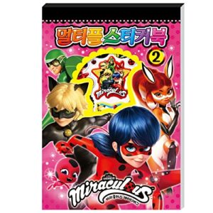 miraculous ladybug sticker book multiple sticker collection book ver.2