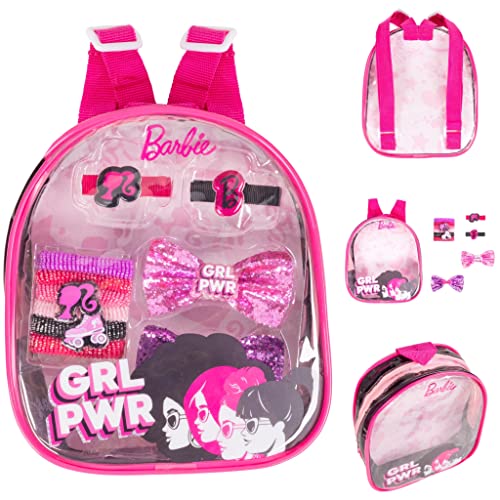 Kids Barbie Fashioninsta's Accessory Bag - Accessories Set for Girls - Barbie Sets - Bow's with Alligator Clips, Hair Ties - Ages 3+