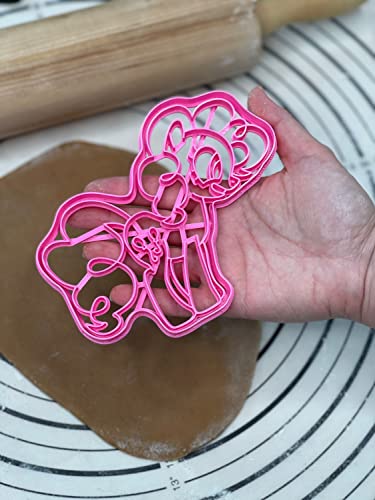 Pinkie Pie Cookie Cutter & Mold Produced by 3D Kitchen Art