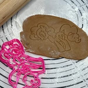 Pinkie Pie Cookie Cutter & Mold Produced by 3D Kitchen Art