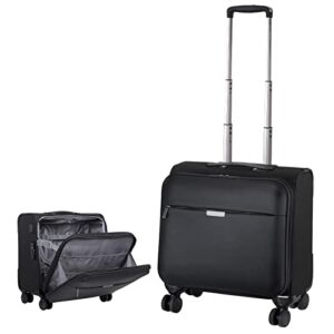 hanke 18 inch softside airline approved carry on luggage suitcases with wheels,travel luggage lightweight square suitcase with lock tsa rolling luggage bag with usb port for business trip men women