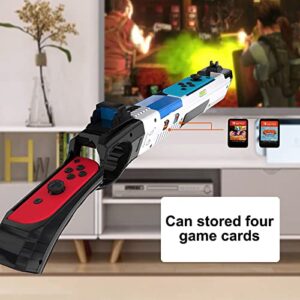 BRHE Switch Shooting Game Gun Controller for Nintendo Switch/OLED Hunting Games：Splatoon3/2,Wolfenstein 2,Juarez,Sniper Elite 3,Big Buck Hunter,Resident Evil（1 Pack