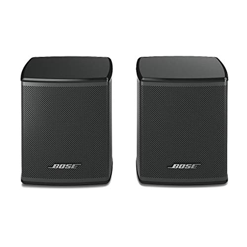 Bose Smart Soundbar 300 Bluetooth Wi-Fi Voice Control, Black Bundle Wireless Surround Speakers and SoundTouch Black, Pair