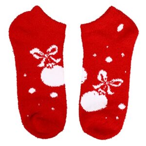 Bioworld The Grinch Face & Ornament Women's 3-Pack Ankle Socks