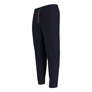 Tommy Hilfiger Men's Essential Fleece Jogger Sweatpants, Hilfiger Navy, XXL