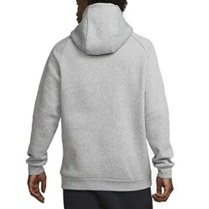 Nike Mens Jumpman Fleece Hoodie, Mens Nike Logo Hoodie, Fleece Hoodie for Men (as1, alpha, m, regular, regular, Standard, Grey, Medium)