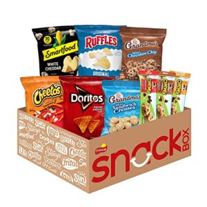 lunch box mix variety pack, frito-lay chips, cookies, and quaker chewy bars, 40 count