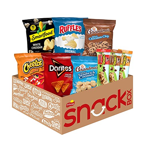 Lunch Box Mix Variety Pack, Frito-Lay Chips, Cookies, and Quaker Chewy Bars, 40 Count