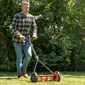 Black+Decker 304-16DB 16-Inch 4-Blade Push Reel Lawn Mower Orange