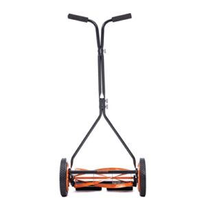 Black+Decker 304-16DB 16-Inch 4-Blade Push Reel Lawn Mower Orange