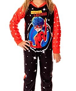 INTIMO Miraculous: Tales of Ladybug & Cat Noir Girls' Character Footless Sleep Pajama (6/6X)