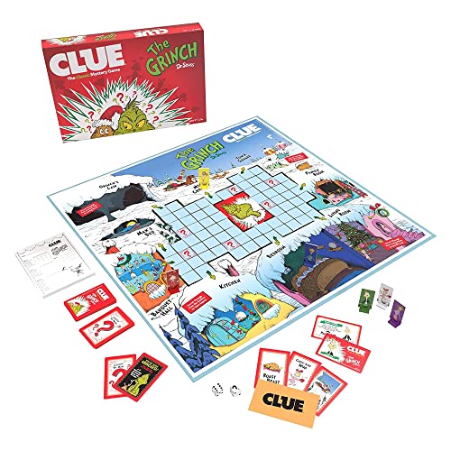 USAOPOLY CLUE: How The Grinch Stole Christmas | Solve The Mystery in This Clue Game