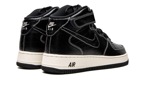 Nike mens Air Force 1 Mid '07 LX, Black/Black/Pale Ivory, 8.5