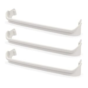 replacement for 240534701(middle) 240534901 refrigerator door shelf compatible with frigidaire kenmore refrigerator rack bar replacement for ap3214631 ps734936 948952 ap3214630 ps734935