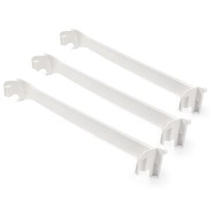 Replacement for 240534701(Middle) 240534901 Refrigerator Door Shelf Compatible with Frigidaire Kenmore Refrigerator Rack Bar Replacement for AP3214631 PS734936 948952 AP3214630 PS734935