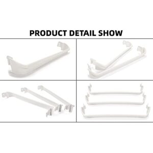Replacement for 240534701(Middle) 240534901 Refrigerator Door Shelf Compatible with Frigidaire Kenmore Refrigerator Rack Bar Replacement for AP3214631 PS734936 948952 AP3214630 PS734935