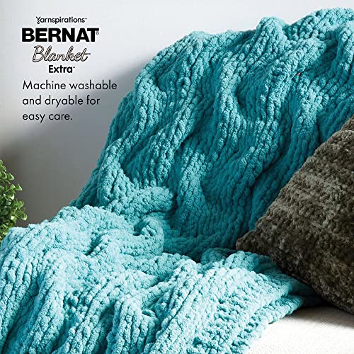 Bernat Blanket Extra Teal Dreams Yarn - 2 Pack of 300g/10.5oz - Polyester - 7 Jumbo - 97 Yards - Knitting, Crocheting, Crafts & Amigurumi, Chunky Chenille Yarn