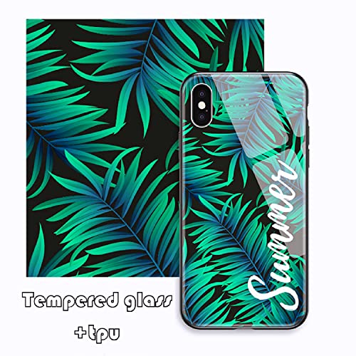 Unique-Custom-Gift Personalized Photo Tempered Glass Phone Case for OPPO R17 Find X2 X3 F17 F9 A72 Reno 8 7 6 Realme 8 Pro, Customize Picture 9H Tempered Glass Back + Soft Silicone TPU Bumper Cover