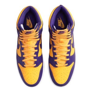 Nike Mens Dunk High Retro DD1399 500 Lakers - Size 10