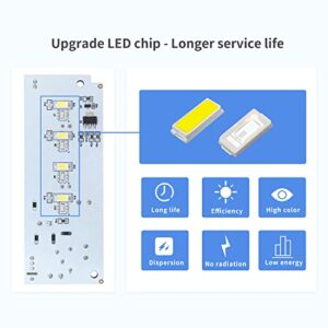 MAHUIBIN Update W10515058 W10515057 Compatible with Whirlpool Kenmore Maytag Freezer/Refrigerator led Light Replacement,Bulb repalce WPW10515058(1)+WPW10515057(2),3pcs in one,no-Include Plastic Cover