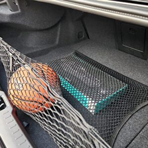 Envelope + Floor Style Automotive Elastic Trunk Cargo Net for Volvo S60 B5-2019-2023 - Premium Trunk Organizer and Storage - Luggage Net for Sedan - Car Organizer for Volvo S60 T8