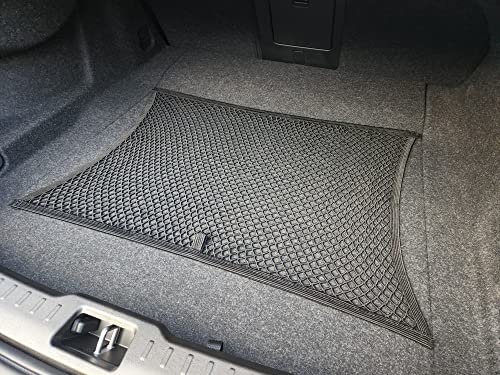 Floor Style Automotive Elastic Trunk Mesh Cargo Net for Volvo S60 B5-2019-2024 - Premium Trunk Organizer and Storage - Luggage Net for Sedan - Car Organizer for Volvo S60 T8