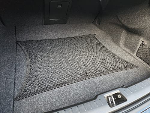 Floor Style Automotive Elastic Trunk Mesh Cargo Net for Volvo S60 B5-2019-2024 - Premium Trunk Organizer and Storage - Luggage Net for Sedan - Car Organizer for Volvo S60 T8