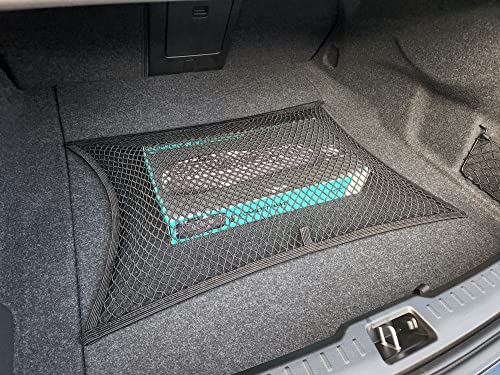 Floor Style Automotive Elastic Trunk Mesh Cargo Net for Volvo S60 B5-2019-2024 - Premium Trunk Organizer and Storage - Luggage Net for Sedan - Car Organizer for Volvo S60 T8