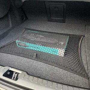 Floor Style Automotive Elastic Trunk Mesh Cargo Net for Volvo S60 B5-2019-2024 - Premium Trunk Organizer and Storage - Luggage Net for Sedan - Car Organizer for Volvo S60 T8