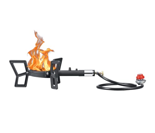 CONCORD Falcon Burner. Full Cast Iron Propane Single Burner. Great for Camping, Outdoor Cooking, Home Brewing, and More