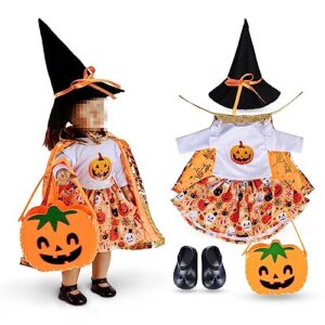 18 inch doll clothes halloween costumes accessories for american girl dolls, madame alexander, our generation, halloween decorations outdoor indoor