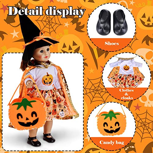 18 Inch Doll Clothes Halloween Costumes Accessories for American Girl Dolls, Madame Alexander, Our Generation, Halloween Decorations Outdoor Indoor