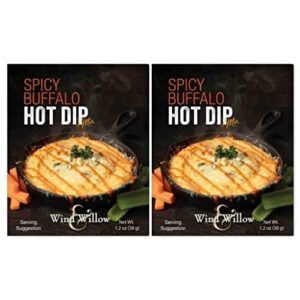 wind & willow spicy buffalo hot dip mix 2 pack