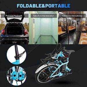 ECOTRIC Step-Through-2 20" Folding Electric Bicycle Powerful 350W Motor 36V/12.5AH Removable Lithium Battery City Bike Alloy Frame Ebike LED Display - 90% Pre-Assembled