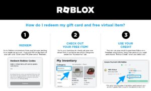 roblox physical gift card [includes free virtual item]