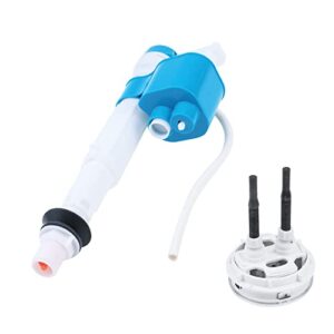 T Tulead Toilet Dual Flush Valve,Fill Valve,Push Button,Toilet Repair Kit 210mm Height, for 255-305mm Toilet Tank