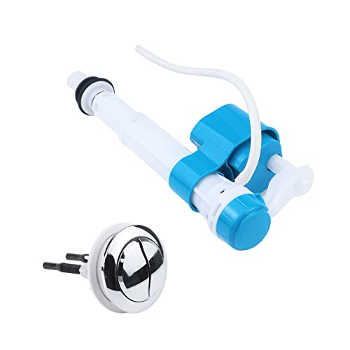 T Tulead Toilet Dual Flush Valve,Fill Valve,Push Button,Toilet Repair Kit 210mm Height, for 255-305mm Toilet Tank