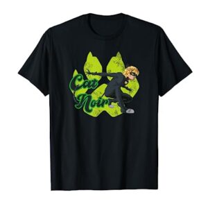 Miraculous Ladybug Vintage Collection with Cat Noir paw T-Shirt