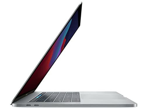 2018 Apple MacBook Pro with 2.2GHz Intel Core i7 (15.4-inch, 16GB RAM, 256GB SSD Storage) (QWERTY ) Silver (Renewed)