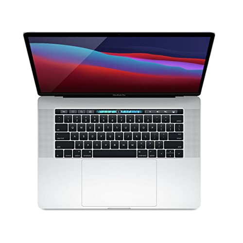 2018 Apple MacBook Pro with 2.2GHz Intel Core i7 (15.4-inch, 16GB RAM, 256GB SSD Storage) (QWERTY ) Silver (Renewed)