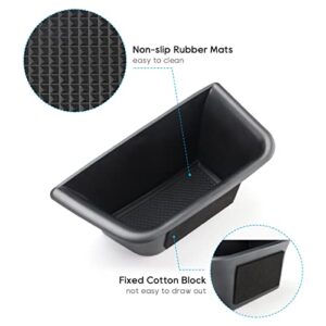 MARCHFA Car Door Tray Organizer Compatible for 2015-2022 2023 Porsche Macan Accessories Interior Car Door Handle Insert Pocket Storage Box